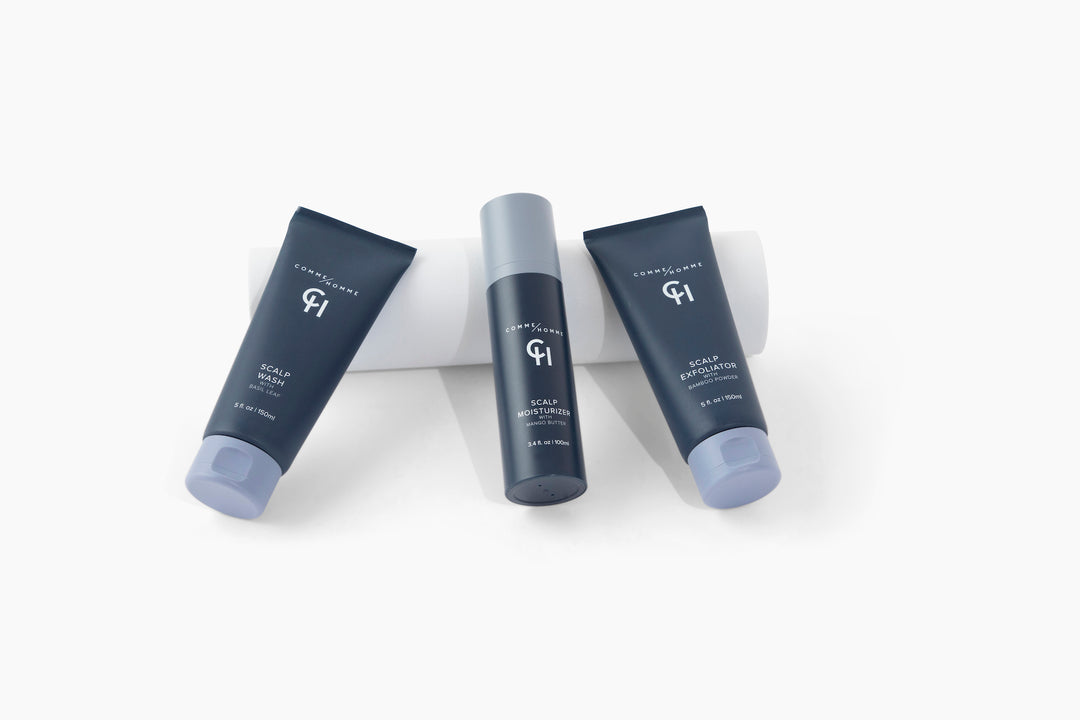 Comme Homme Scalp Wash, Moisturizer, and Exfoliator